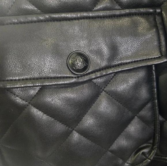 Nwt Bomber Leather Jacket Rebecca Minkoff XL - Picture 4 of 10